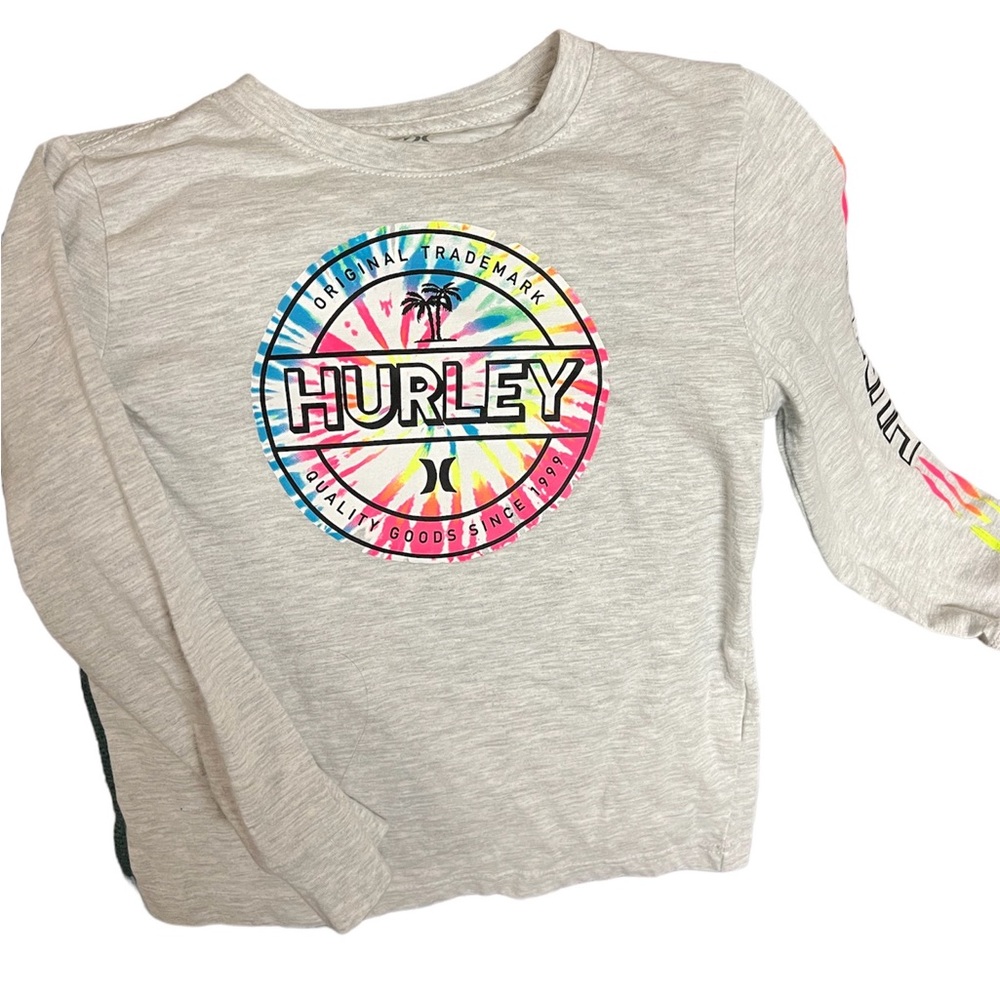 Hurley Heather Gray Long Sleeve T-shirt